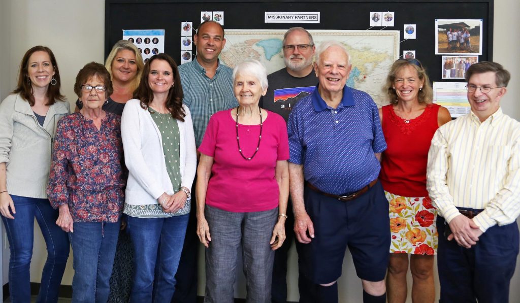 David and Sylvia De Jong with some of the Helps home office team in 2018